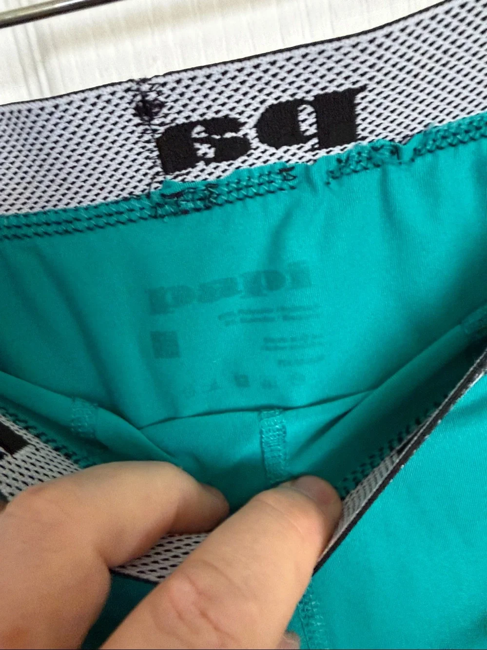 Papi Briefs, green with black waistband.